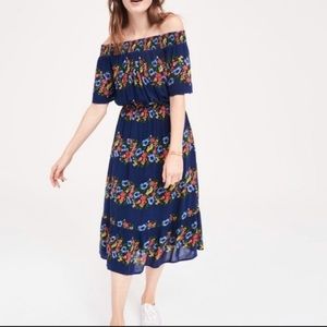 Old Navy Blue tropical dress